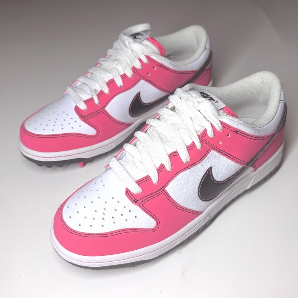 Nike Dunk NG Women’s Golf Shoes White Spark Pink 483907-101 Size- 7.5 - Picture 6 of 9
